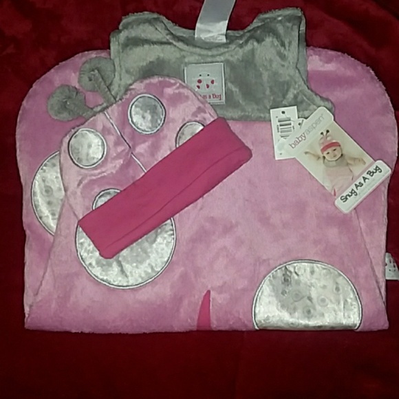 Baby Aspen Other - NWT Snuggle Sack w/ Hat
